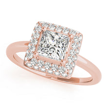 Load image into Gallery viewer, Square Engagement Ring M50565-E-1
