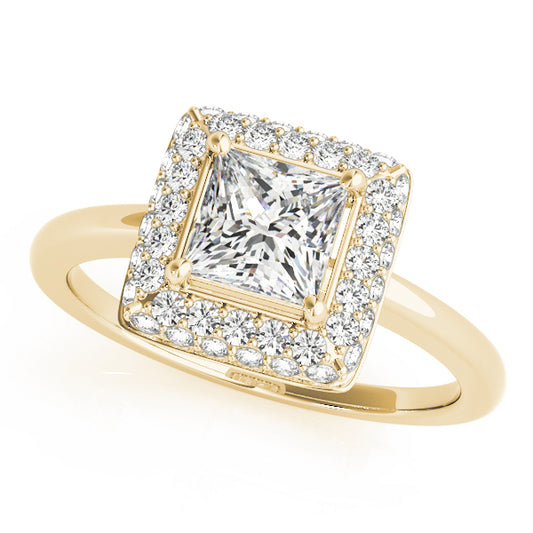 Square Engagement Ring M50565-E-2