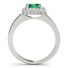 Load image into Gallery viewer, Square Engagement Ring M50565-E-1/2
