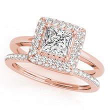 Load image into Gallery viewer, Square Engagement Ring M50565-E-1/2
