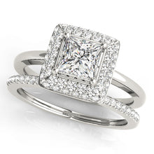 Load image into Gallery viewer, Square Engagement Ring M50565-E-1
