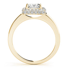 Load image into Gallery viewer, Square Engagement Ring M50565-E-1/3
