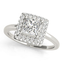 Load image into Gallery viewer, Square Engagement Ring M50565-E-1
