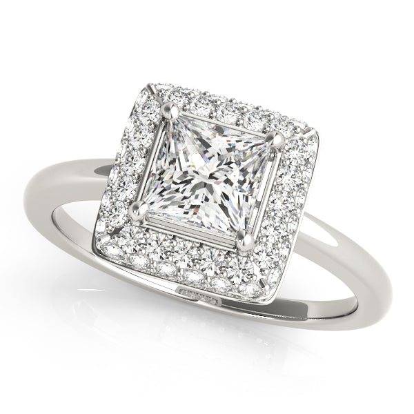 Square Engagement Ring M50565-E-3/4