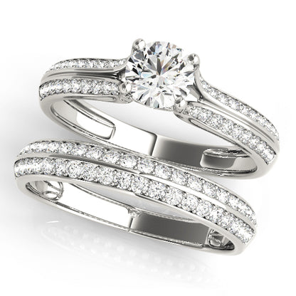 Round Engagement Ring M50566-E-1