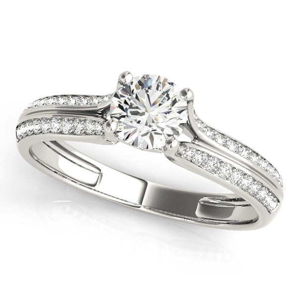 Round Engagement Ring M50566-E-11/2