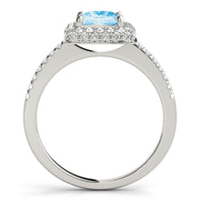 Load image into Gallery viewer, Square Engagement Ring M50568-E-1
