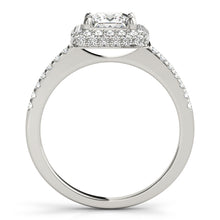 Load image into Gallery viewer, Square Engagement Ring M50568-E-1/2
