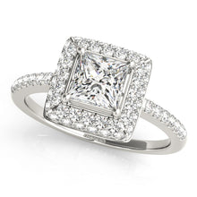 Load image into Gallery viewer, Square Engagement Ring M50568-E-1
