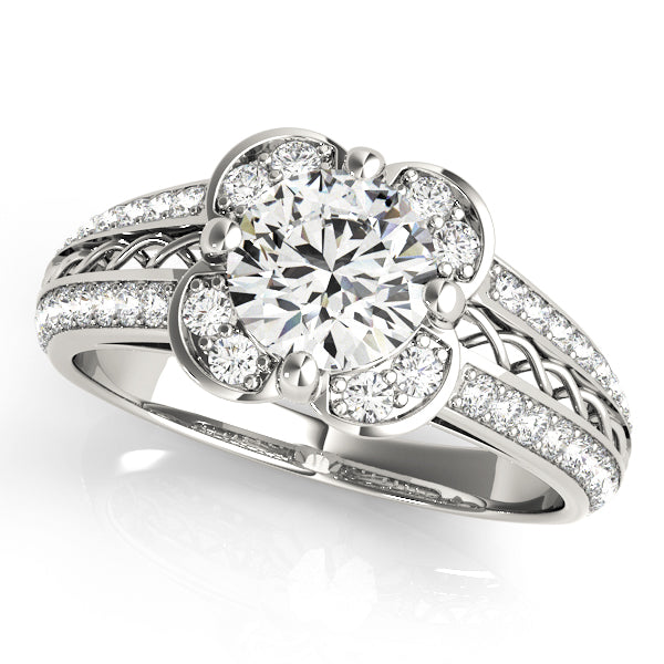 Round Engagement Ring M50569-E-11/2