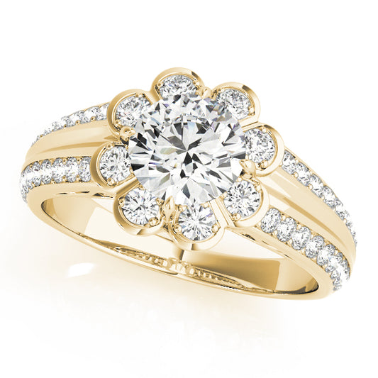 Round Engagement Ring M50570-E-11/2