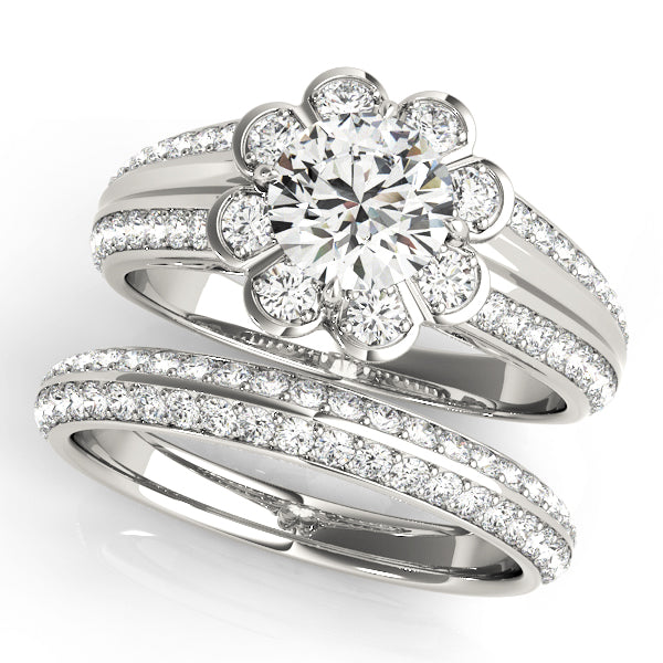 Round Engagement Ring M50570-E-11/2