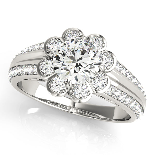 Round Engagement Ring M50570-E-11/2
