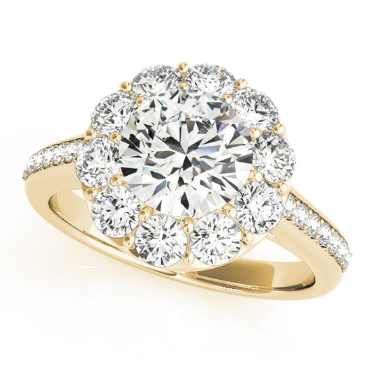 Round Engagement Ring M50578-E-3/4