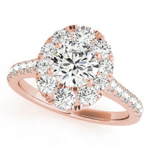 Load image into Gallery viewer, Round Engagement Ring M50582-E-3/4
