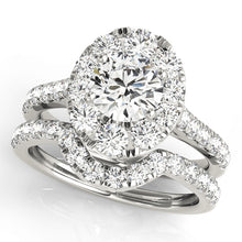 Load image into Gallery viewer, Round Engagement Ring M50582-E-3/4
