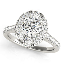 Load image into Gallery viewer, Round Engagement Ring M50582-E-3/4
