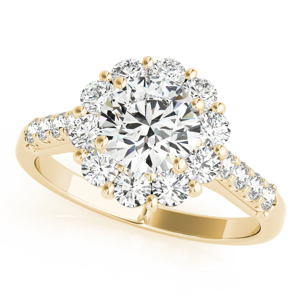Round Engagement Ring M50584-E-1/2