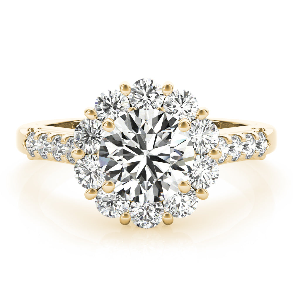 Round Engagement Ring M50584-E-11/2