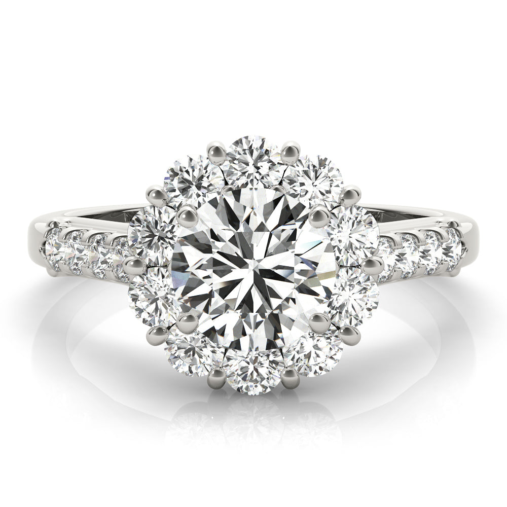 Round Engagement Ring M50584-E-3/4