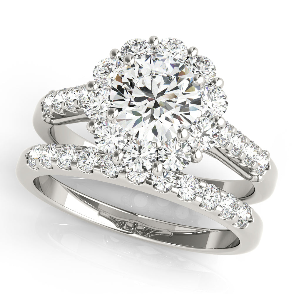 Round Engagement Ring M50584-E-3/4