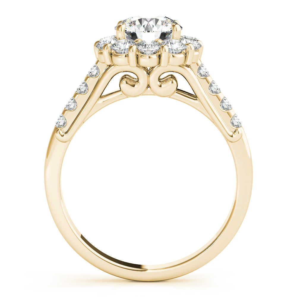Round Engagement Ring M50584-E-11/2