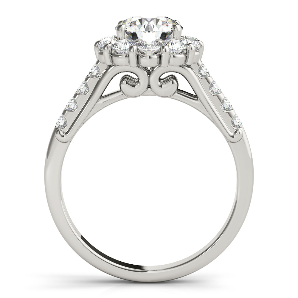 Round Engagement Ring M50584-E-3