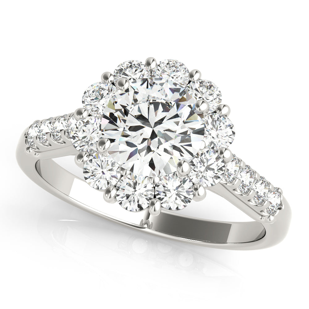 Round Engagement Ring M50584-E-3/4