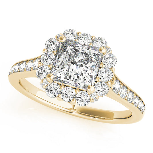 Square Engagement Ring M50588-E-5.0