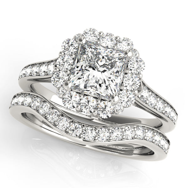 Square Engagement Ring M50588-E-5.0