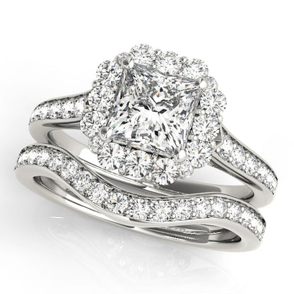 Square Engagement Ring M50588-E-5.0