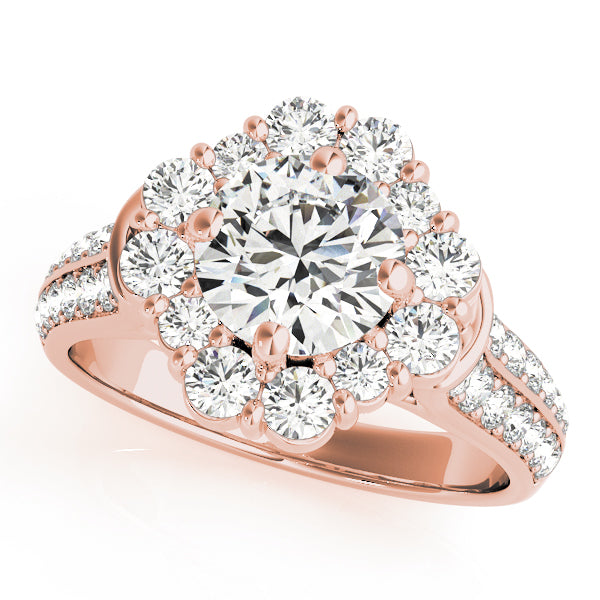 Round Engagement Ring M50592-E-3/4