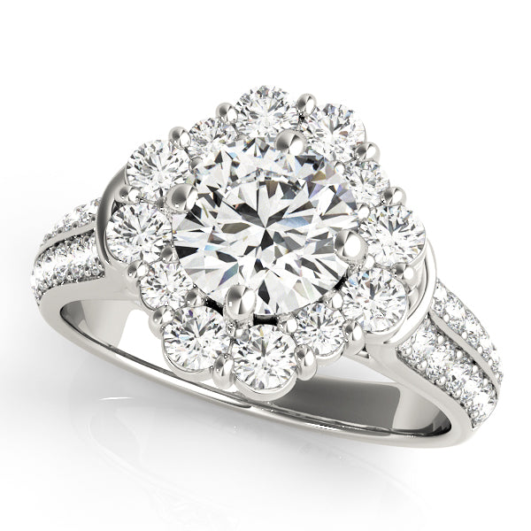 Round Engagement Ring M50592-E-11/2