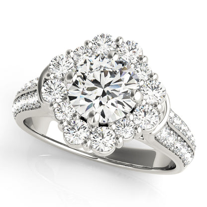 Round Engagement Ring M50592-E-11/2