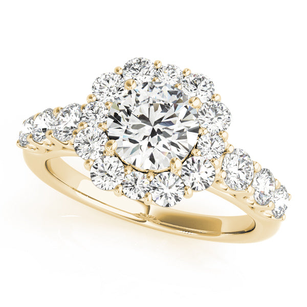 Round Engagement Ring M50593-E-1 EURO