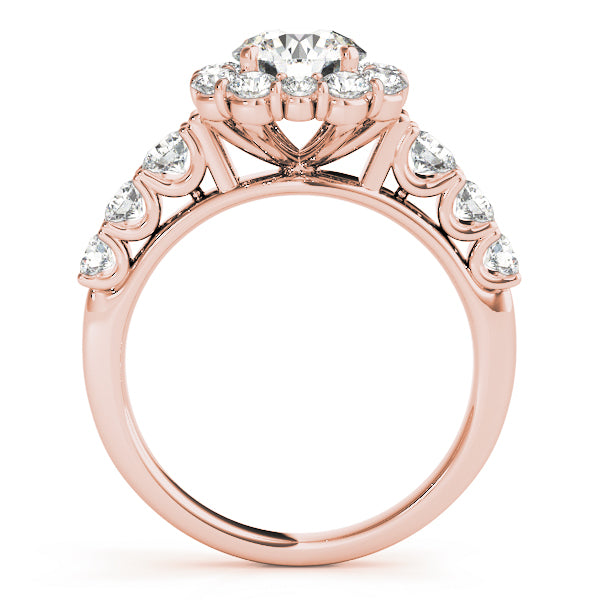 Round Engagement Ring M50593-E-11/2 EURO