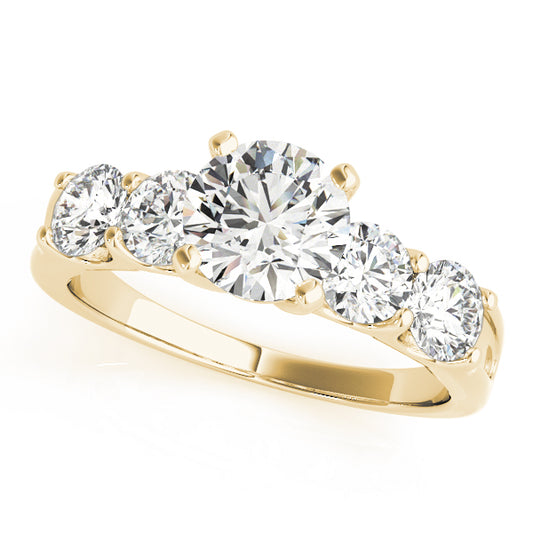 Round Engagement Ring M50603-E-B