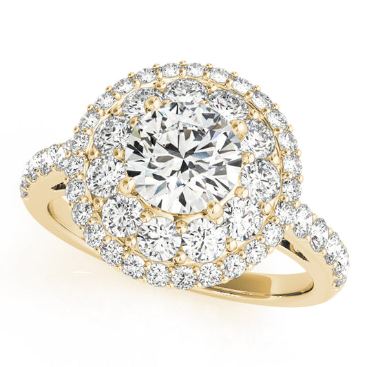 Round Engagement Ring M50661-E-1/2