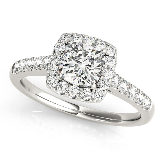 Cushion Engagement Ring M50778-E-1