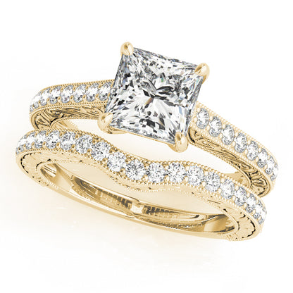 Square Engagement Ring M50799-E-3.8