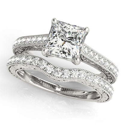 Square Engagement Ring M50799-E-3.8