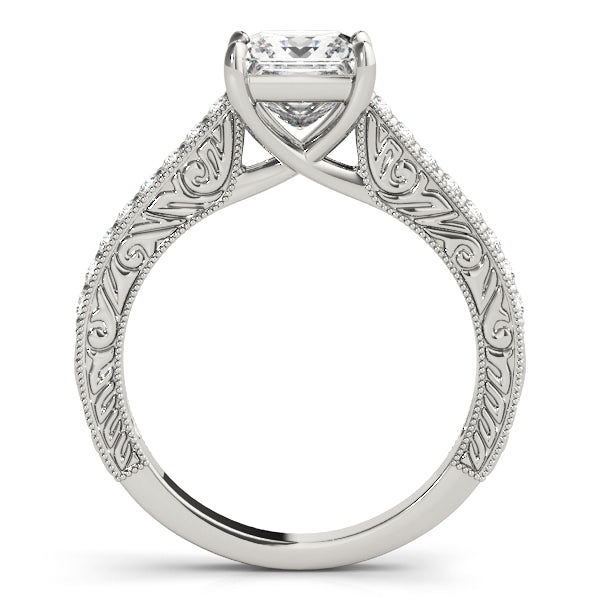 Square Engagement Ring M50799-E-3.8