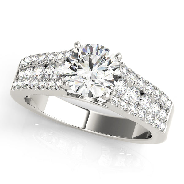 e.m. グレーダイヤ　リング ZEXIMO公式】 天然ダイヤモンド0.2ct デザインリング 「V5」 H&C