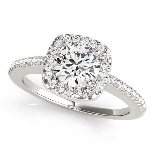 Round Engagement Ring M50815-E-1/2