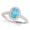 Load image into Gallery viewer, Oval Engagement Ring M50816-E-6X4
