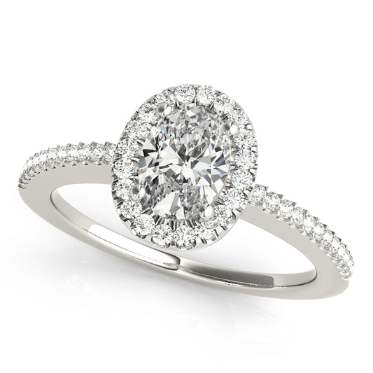 Oval Engagement Ring M50816-E-5.5X3.5