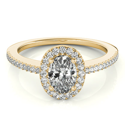 Oval Engagement Ring M50816-E-5.5X3.5