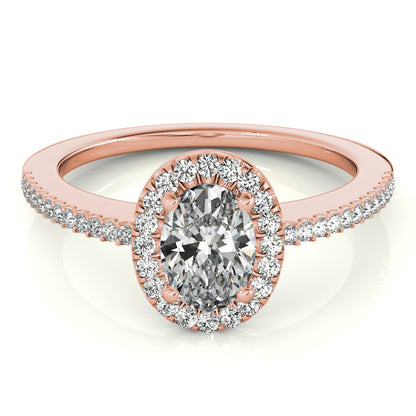 Oval Engagement Ring M50816-E-5.5X3.5