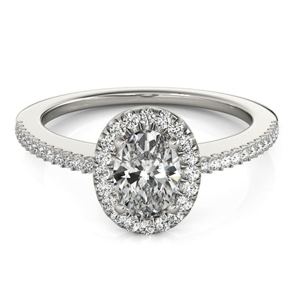 Oval Engagement Ring M50816-E-5.5X3.5