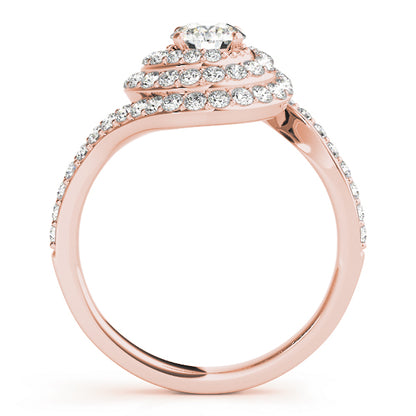 Round Engagement Ring M50824-E-3/4